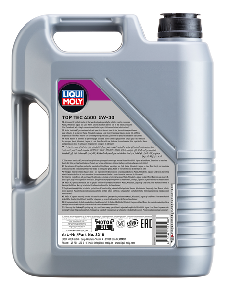 LIQUI MOLY TOP TEC 4500 5W-30 5L