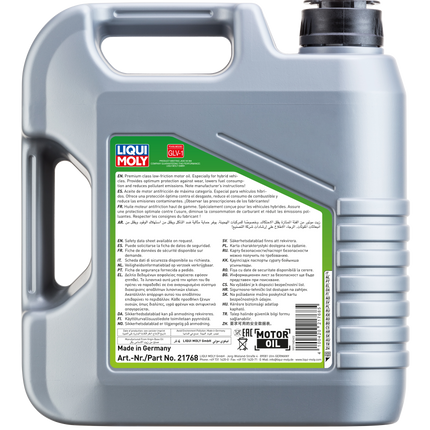 LIQUI MOLY 0W-8 SPECİAL TEC AA 4L