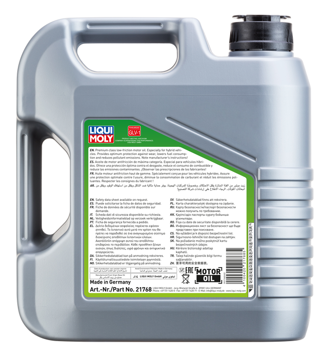LIQUI MOLY 0W-8 SPECİAL TEC AA 4L