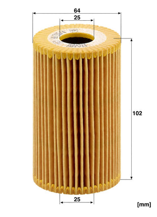 MANN YAĞ FİLTRESİ HU715/4X