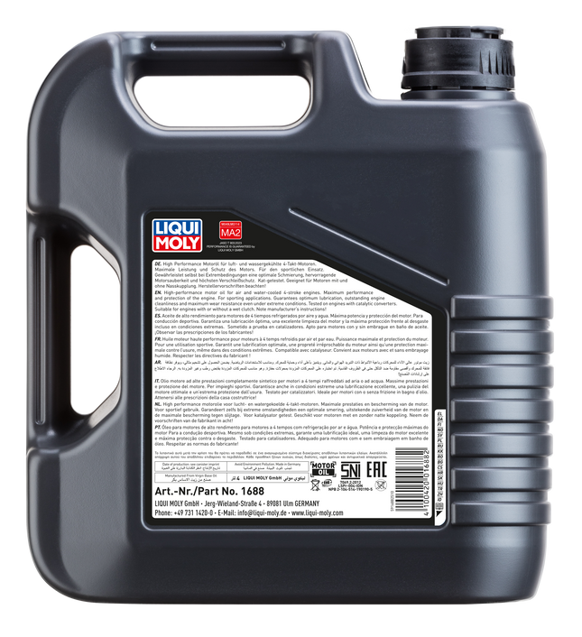 LIQUI MOLY MOTOSİKLET 4T 10W-30 STREET 4L