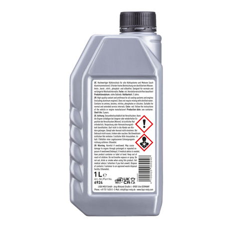LIQUI MOLY COOLANT & ANTIFREEZE READY MIX RAF 12+ 1L