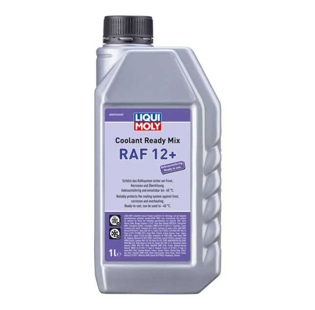 LIQUI MOLY COOLANT & ANTIFREEZE READY MIX RAF 12+ 1L