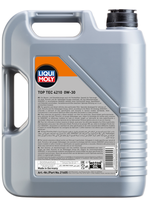 LIQUI MOLY TOP TEC 4210 0W-30 5L