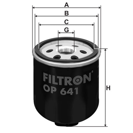 FİLTRON YAĞ FİLTRESİ OP641