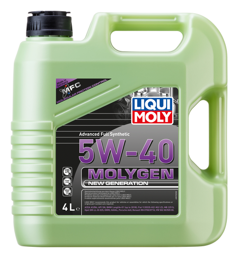 LIQUI MOLY MOLYGEN NEW GENERATION 5W-40 4L