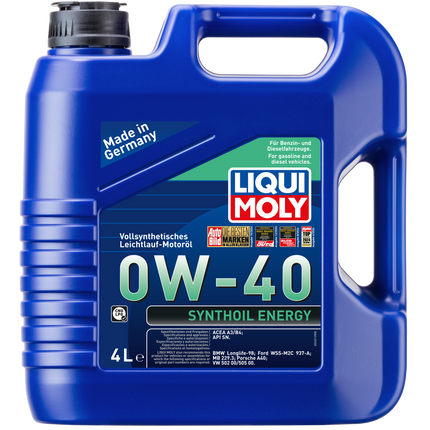LIQUI MOLY SYNTHOIL ENERGY 0W-40 4L