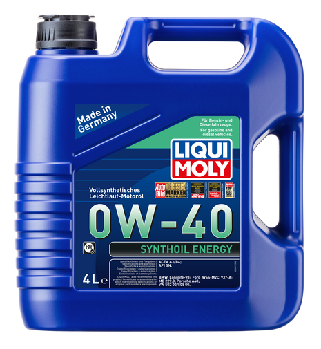 LIQUI MOLY SYNTHOIL ENERGY 0W-40 4L