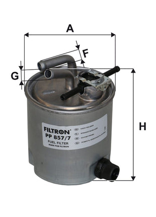 FİLTRON YAKIT FİLTRESİ PP857/7