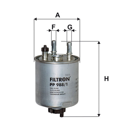 FİLTRON YAKIT FİLTRESİ PP988