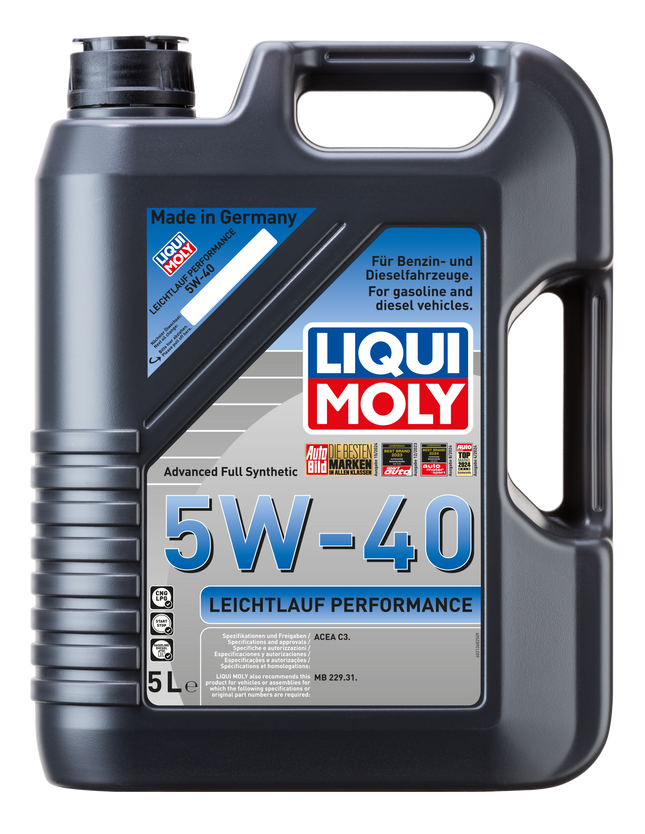 LIQUI MOLY 5W-40 MOTOR YAĞI LEİCHTLAUF PERFORMANCE 5L