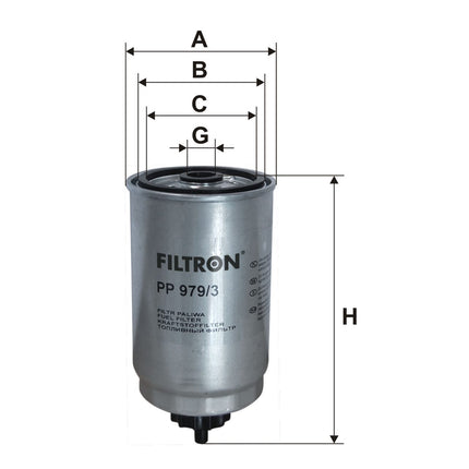 FİLTRON YAKIT FİLTRESİ PP979/3