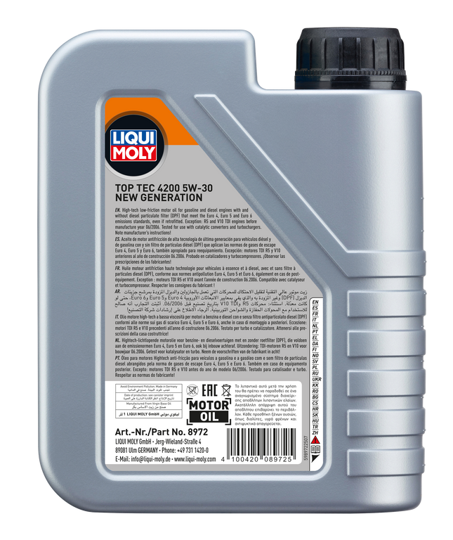 LIQUI MOLY 5W-30 TOP TEC 4200 1L