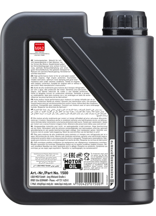 LIQUI MOLY MOTOSİKLET 20W-50 4T STREET 1L