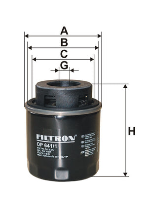 FİLTRON YAĞ FİLTRESİ OP641/1