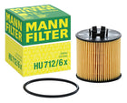 MANN YAĞ FİLTRESİ HU712/6x
