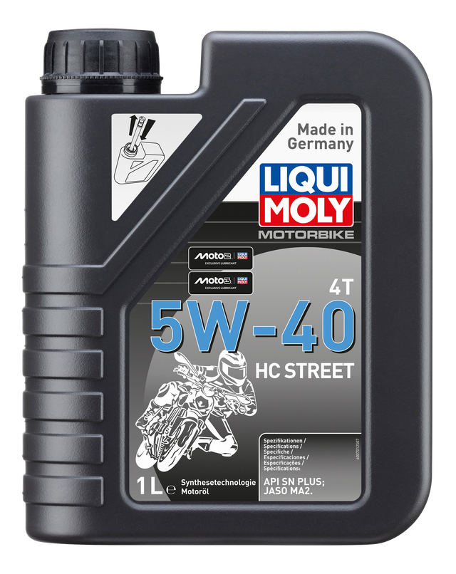 LIQUI MOLY MOTOSİKLET 4T 5W-40 HC STREET 1L