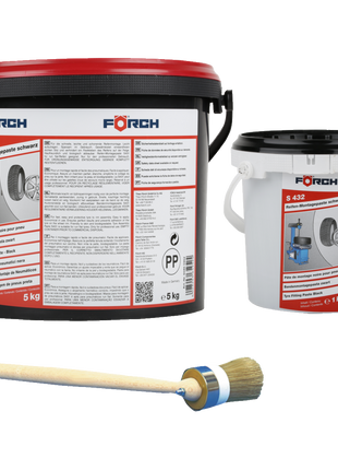 FÖRCH LASTİK MONTAJ PASTASI SİYAH S432 5KG
