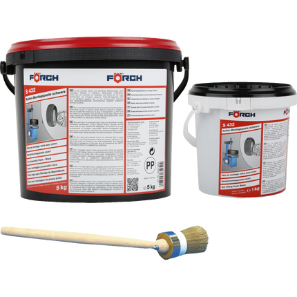 FÖRCH LASTİK MONTAJ PASTASI SİYAH S432 5KG