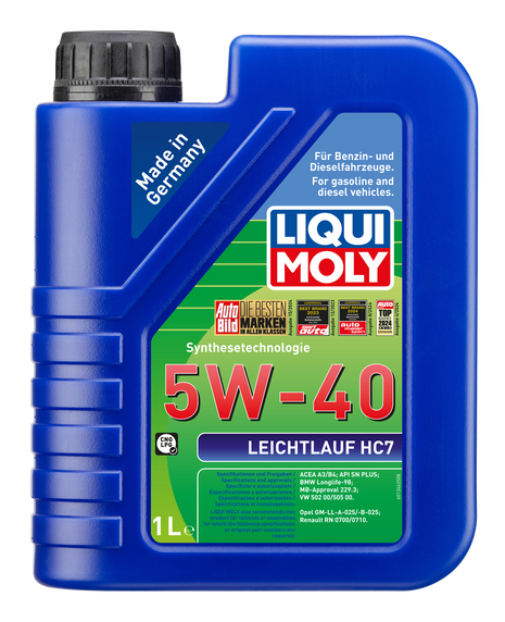 LIQUI MOLY LEICHTLAUF HC7 5W-40 1L