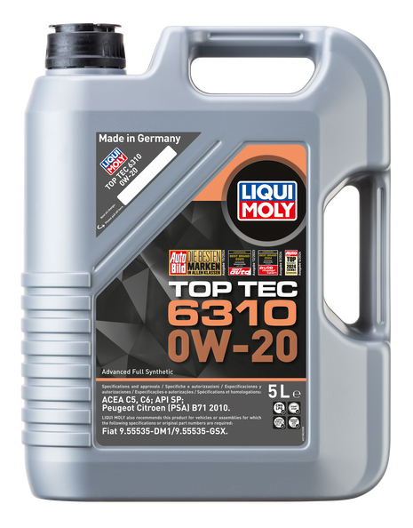 LIQUI MOLY TOP TEC 6310 0W-20 5L