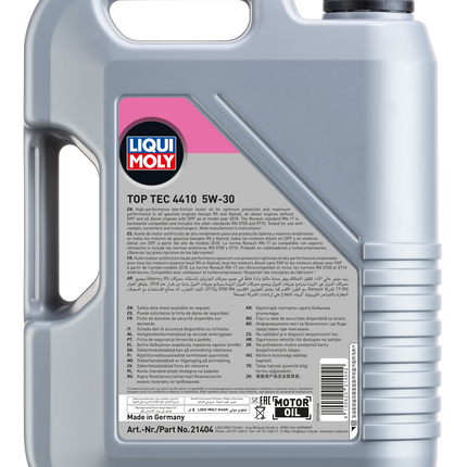 LIQUI MOLY 5W-30 TOP TEC 4410 5L