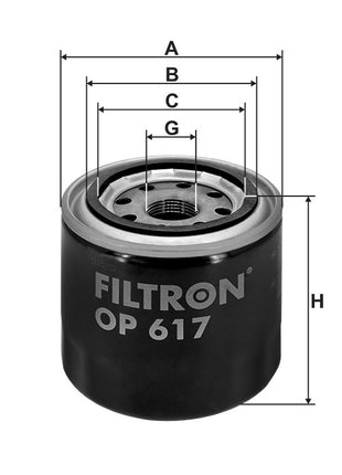 FİLTRON YAĞ FİLTRESİ OP617