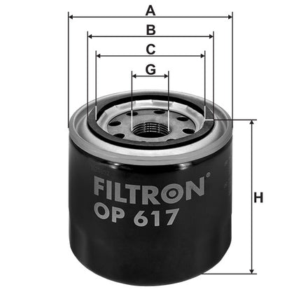 FİLTRON YAĞ FİLTRESİ OP617
