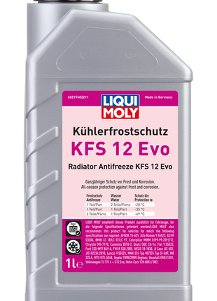 LIQUI MOLY RADYATÖR ANTİFRİZİ KFS 12 EVO 1L