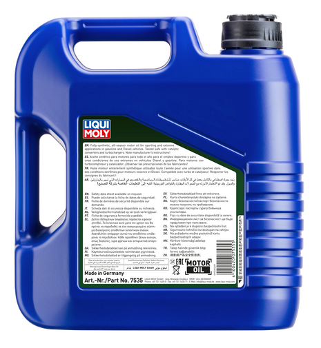 LIQUI MOLY SYNTHOIL RACE TECH GT1 10W-60 4L