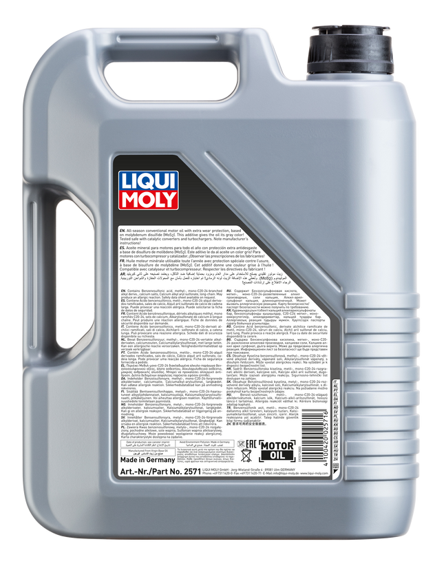 LIQUI MOLY 15W-40 MOS2 LEİCHTLAUF 5L
