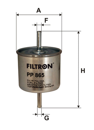 FİLTRON YAKIT FİLTRESİ PP865