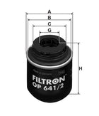 FİLTRON YAĞ FİLTRESİ OP641/2