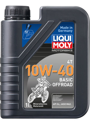 LIQUI MOLY MOTOSİKLET 4T 10W-40 BASIC OFF ROAD 1L