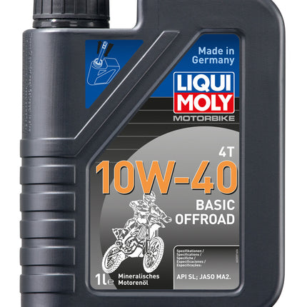 LIQUI MOLY MOTOSİKLET 4T 10W-40 BASİC OFF ROAD 1L