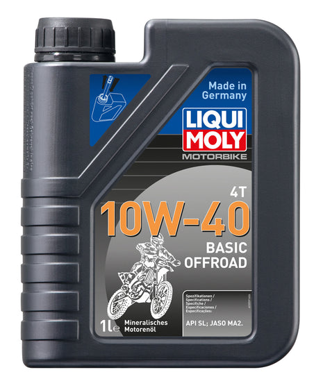 LIQUI MOLY MOTOSİKLET 4T 10W-40 BASIC OFF ROAD 1L