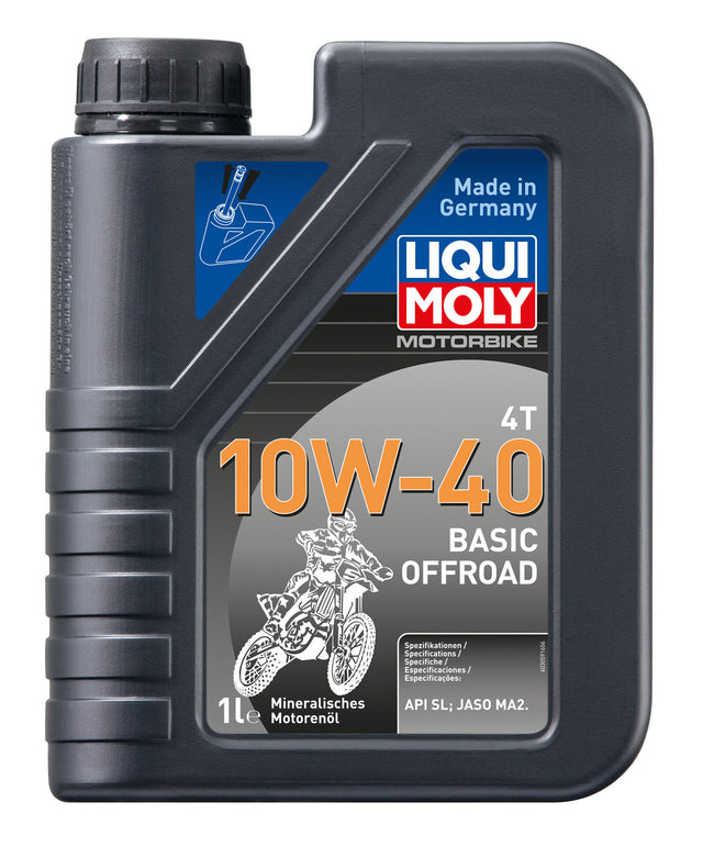 LIQUI MOLY MOTOSİKLET 4T 10W-40 BASIC OFF ROAD 1L