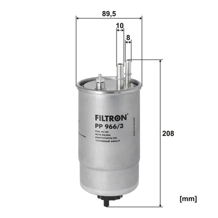 FİLTRON YAKIT FİLTRESİ PP966/3