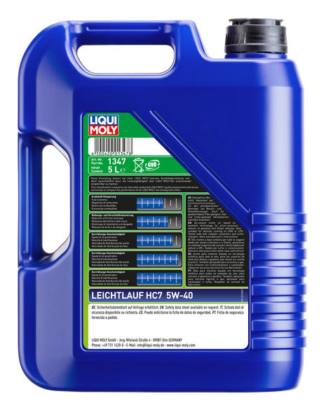LIQUI MOLY LEICHTLAUF HC7 5W-40 5L