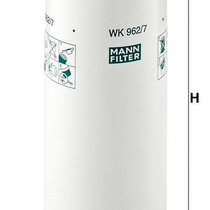 MANN YAKIT FİLTRESİ WK962/7