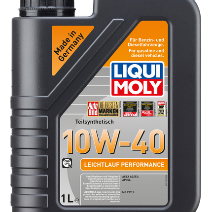LIQUI MOLY 10W-40 LEİCHTLAUF PERFORMANCE 1L