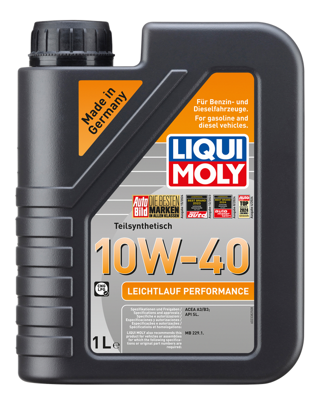 LIQUI MOLY 10W-40 LEİCHTLAUF PERFORMANCE 1L