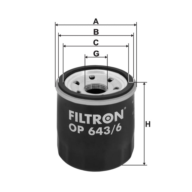 FİLTRON YAĞ FİLTRESİ OP643/6