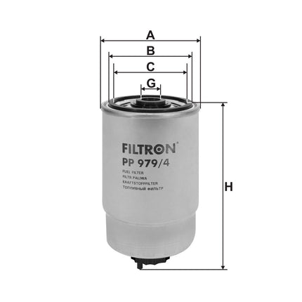 FİLTRON YAKIT FİLTRESİ PP979/4