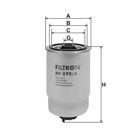 FİLTRON YAKIT FİLTRESİ PP979/4