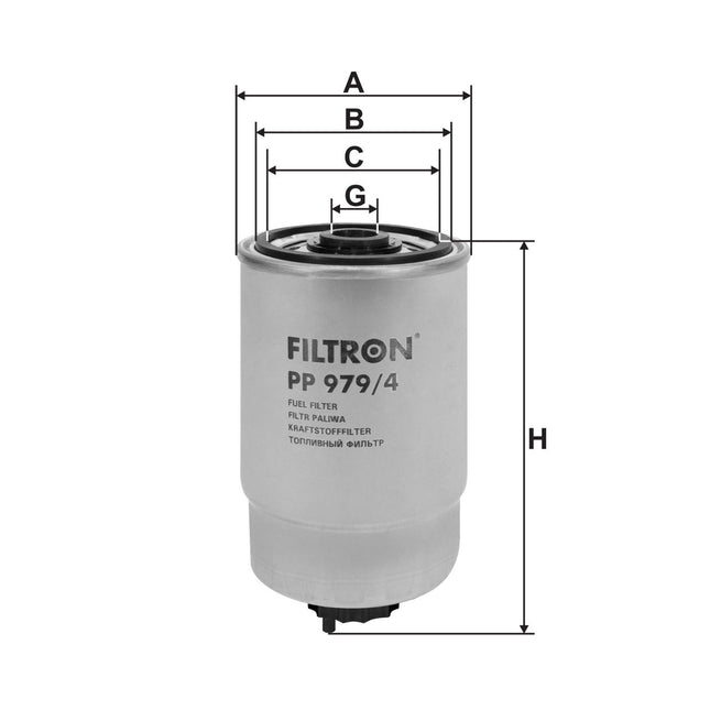 FİLTRON YAKIT FİLTRESİ PP979/4