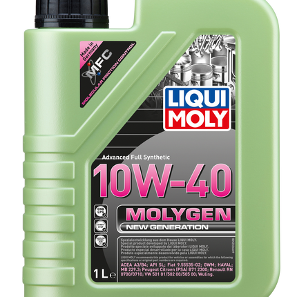 LIQUI MOLY 10W-40 MOLYGEN 1L