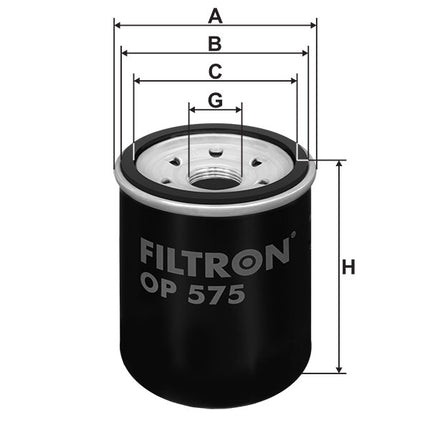 FİLTRON YAĞ FİLTRESİ "OP575"