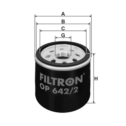 FİLTRON YAĞ FİLTRESİ "OP642/2"