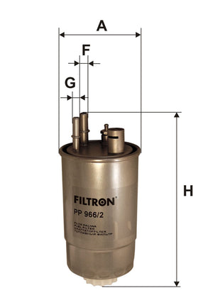 FİLTRON YAKIT FİLTRESİ PP966/2